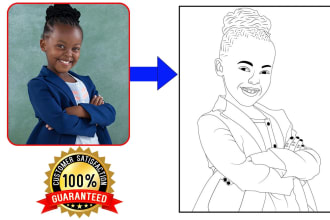 draw a coloring book with your images for amazon kdp