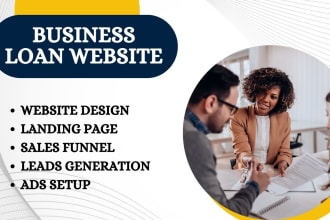 design finance website mca website money lending website business loan website