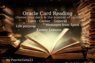 offer a psychic medium reading with oracle cards guidance