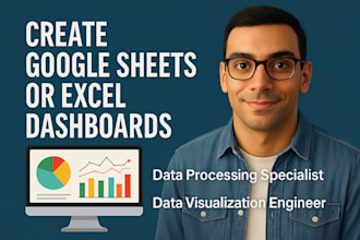 create google sheets or excel dashboards