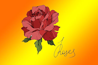 design creative rose follower logo for you in just 1 day