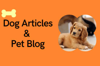 write brilliant dog articles and pet blog