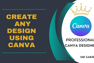 create any design using canva like card,buisness card,id card,invitation card