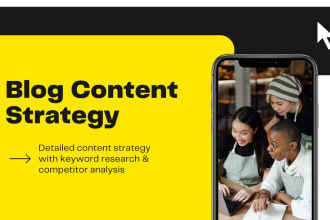 develop your blog post content strategy with SEO keywords