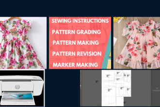 create pdf sewing patterns for cloth