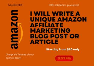 write unique amazon affiliate marketing blog post or article