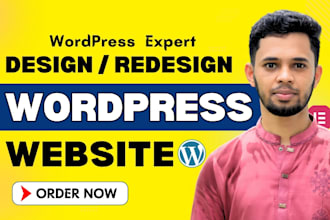 build or rebuild wordpress responsive website redesign wordpress website