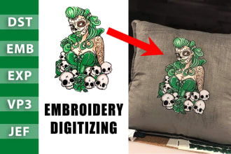 do embroidery digitizing logo in quick turnaround