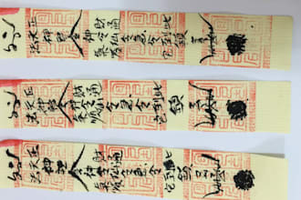 design a taoism fu for you to enhance your wealth, finance fortune love health