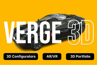 create interactive verge 3d and threejs applications