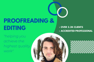 proofread and copy edit within 24 hours