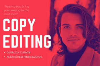 proofread and copy edit your blog post or article