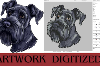 do custom machine embroidery digitizing for dst files
