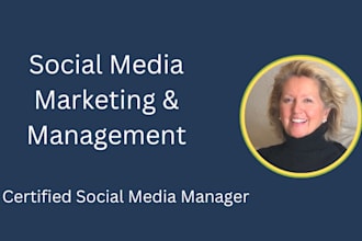 be your USA based certified social media marketing manager