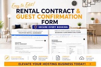 airbnb rental agreement and guest confirmation form