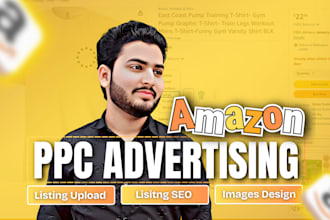 setup amazon sponsored ads and manage ppc campaigns advertising
