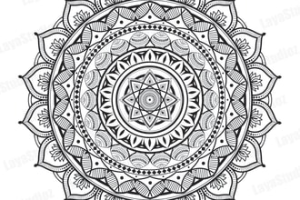 design unique mandala art for dollar25
