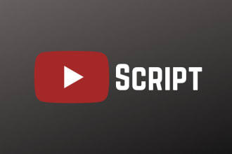 write engaging youtube video scripts for you