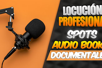 record a quality and professional narration in spanish