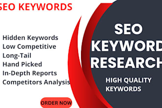 provide golden SEO keyword research and competitor analysis