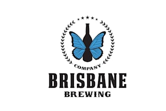 design an elegant brisbane brewing company logo