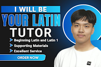 be your latin tutor