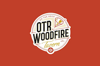 do eye catching classic nice logo for new cozy woodfire tavern