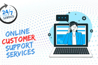 provide online customer support services