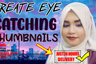 design 3 amazing youtube thumbnail in 4 hour