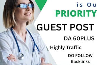 do high da health guest post with authority backlinks