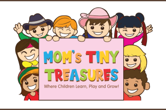 be make childcare, daycare, kids and education creative logo