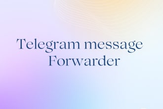 provide a telegram forwarder bot