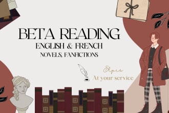 beta read your work and give honest feedback