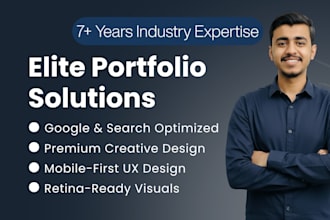 build high speed personal portfolio website for creatives