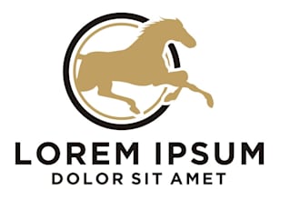 do make an modern horse logo