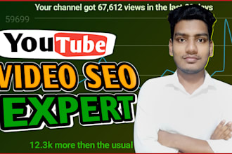 youtube video seo and virtual assistant for your channel