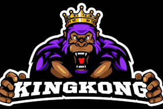 design modern awesome monkey logo