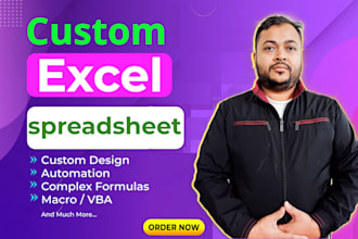 build your custom excel spreadsheet