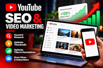 be your youtube SEO expert to rank your channel and videos