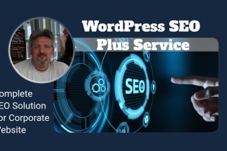 do wordpress SEO  plus service for corporate websites