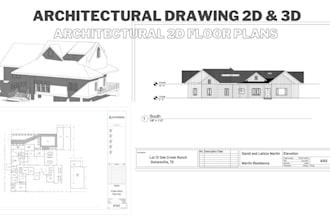 draw architecture homes ,floor plans for city submission