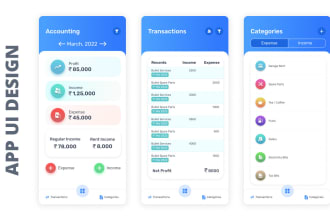 do dashboard design, web app, mobile app, admin design