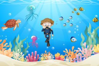 custom children book illustrations unique and engaging artwork