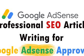 write a  SEO article writing for google adsense i sell it too
