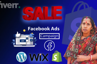 manage facebook, ig, and tik tok ads campaign for sales
