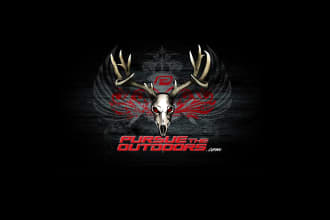 design wonderful  hunting and fishing logo with unlimited revision