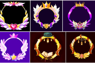 create 3d game boarders, avatars and profile frames
