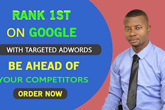 set up optimized google ads adwords PPC campaigns