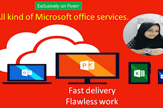 do all kind of microsoft office services
