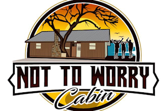 design wonderful cabin logo